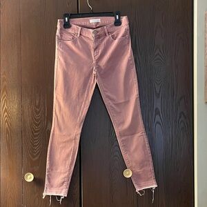 Loft berry colored, skinny jeans. Size 2.